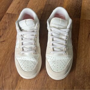 Nike Dunk Low Sail Iridescent Swoosh Sneakers